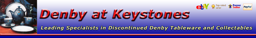 Denby at Keystones discontinued Denby pottery antiques and collectables